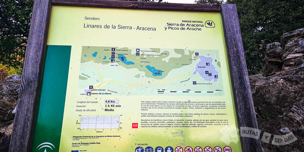 Sendero de Linares de la Sierra - Aracena