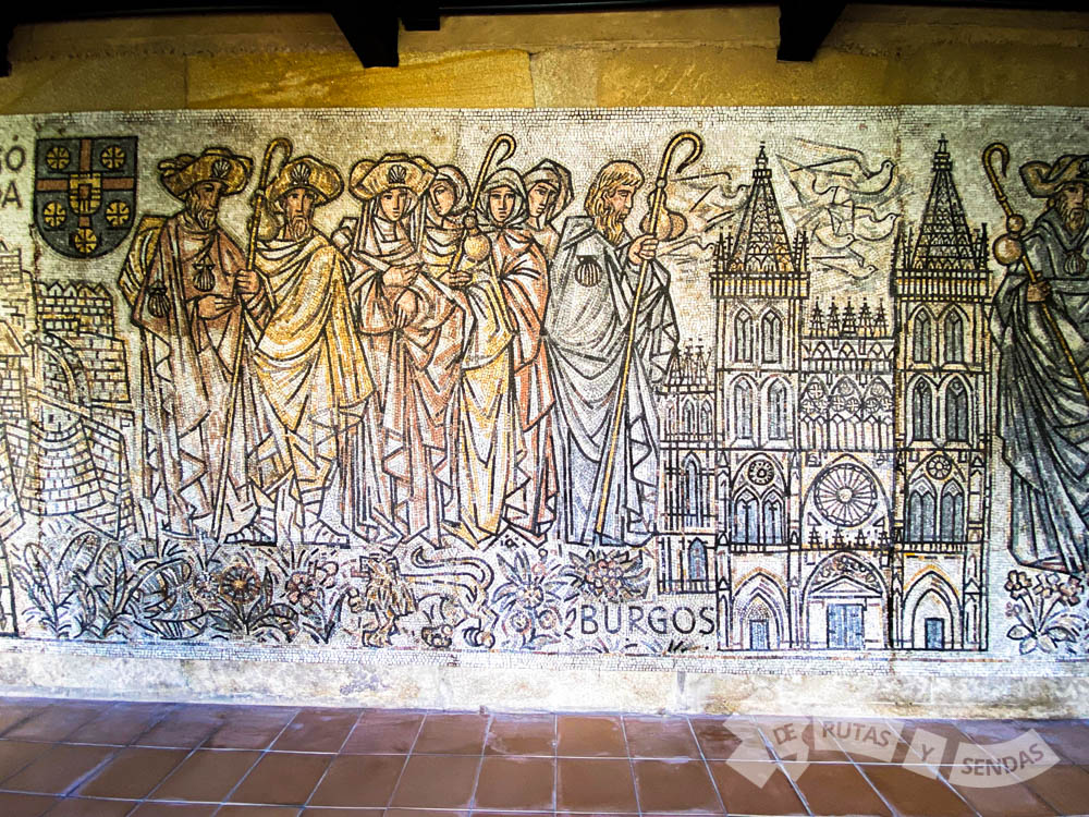 Mosaico del Camino de Santiago