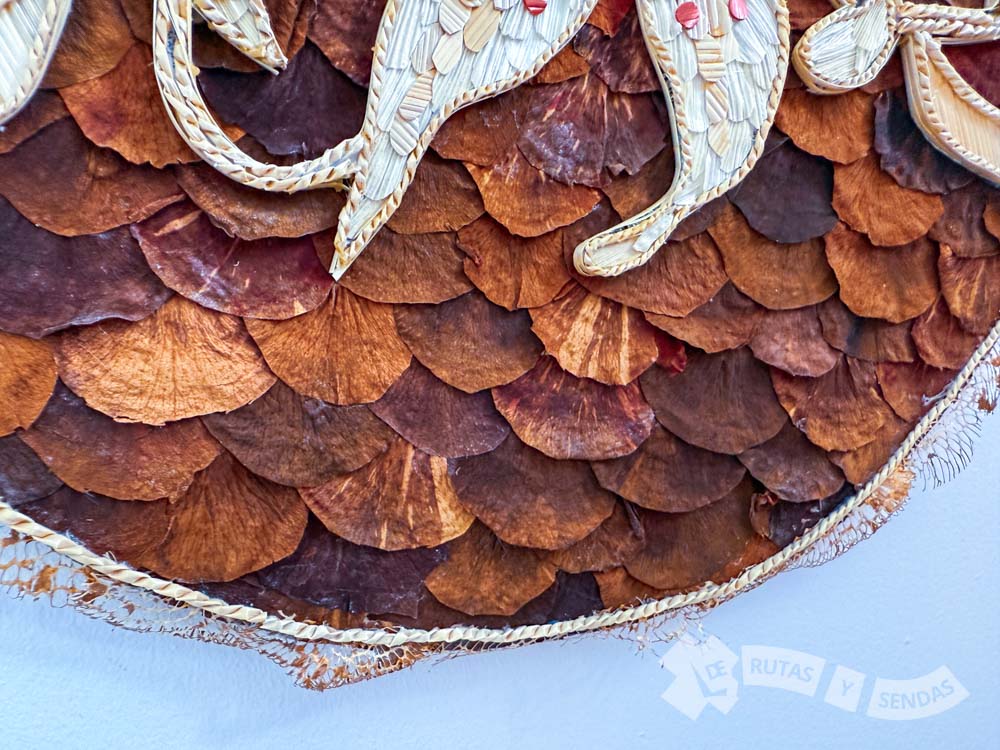 Obras confeccionadas con elementos vegetales